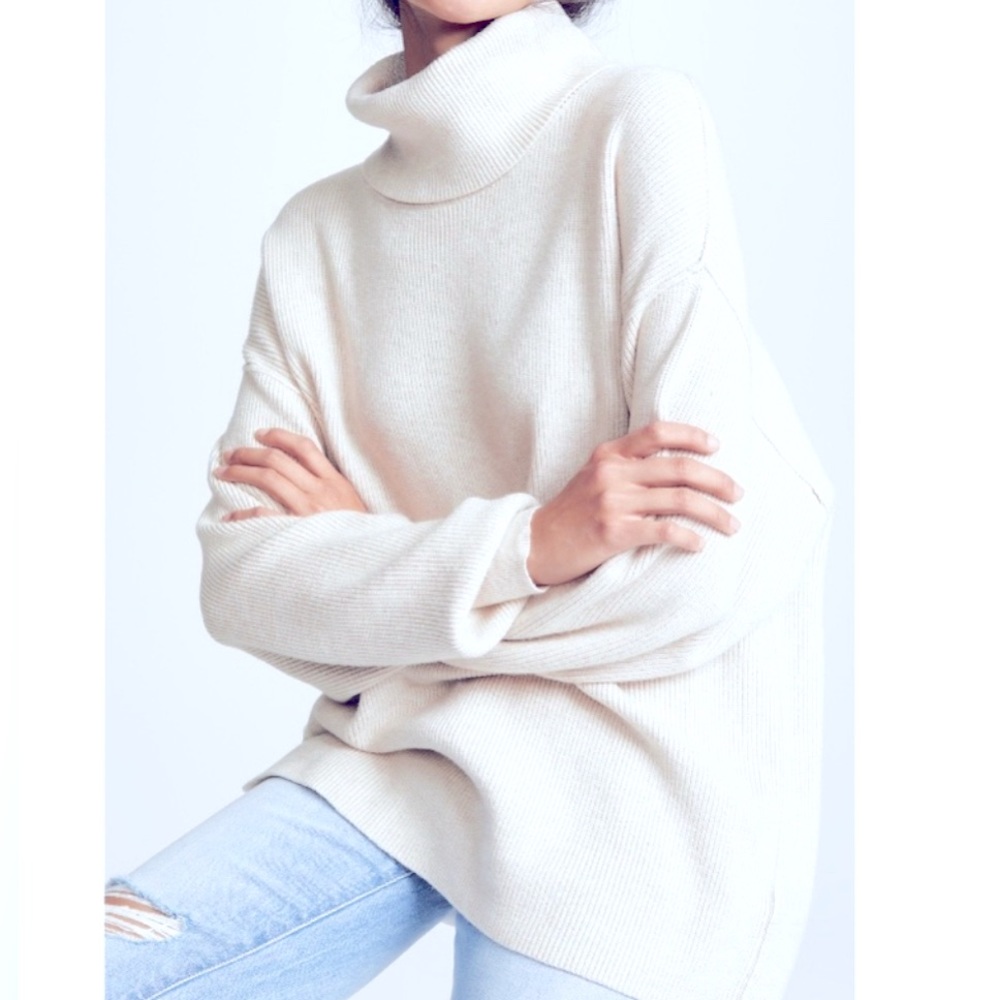 Free People Softly Structured Tunic Sweater